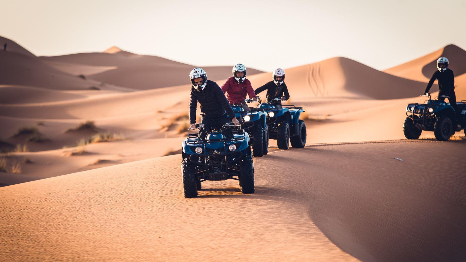 Quad Biking And Exploring The Sahara Desert